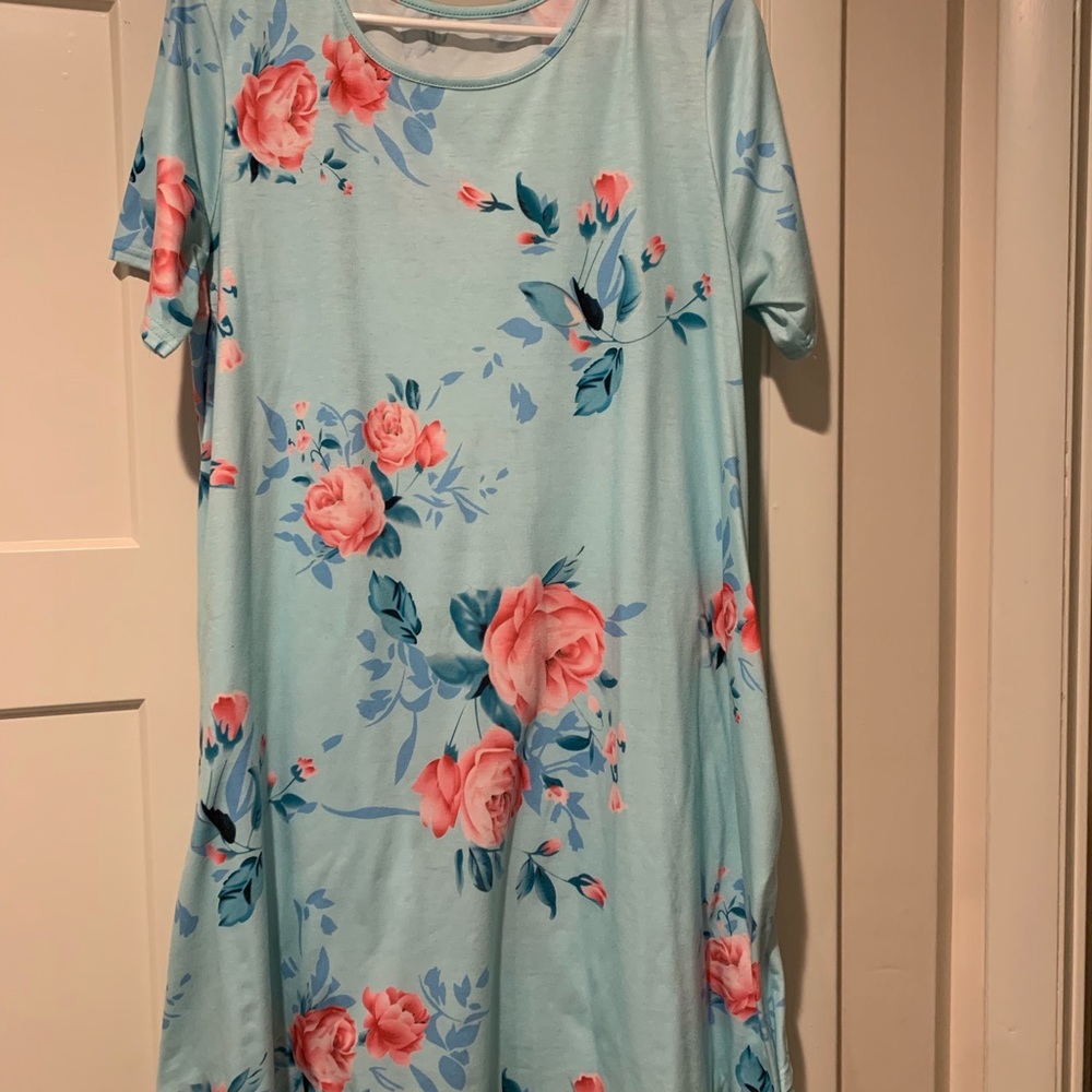 Mint Green Cotton Dress!